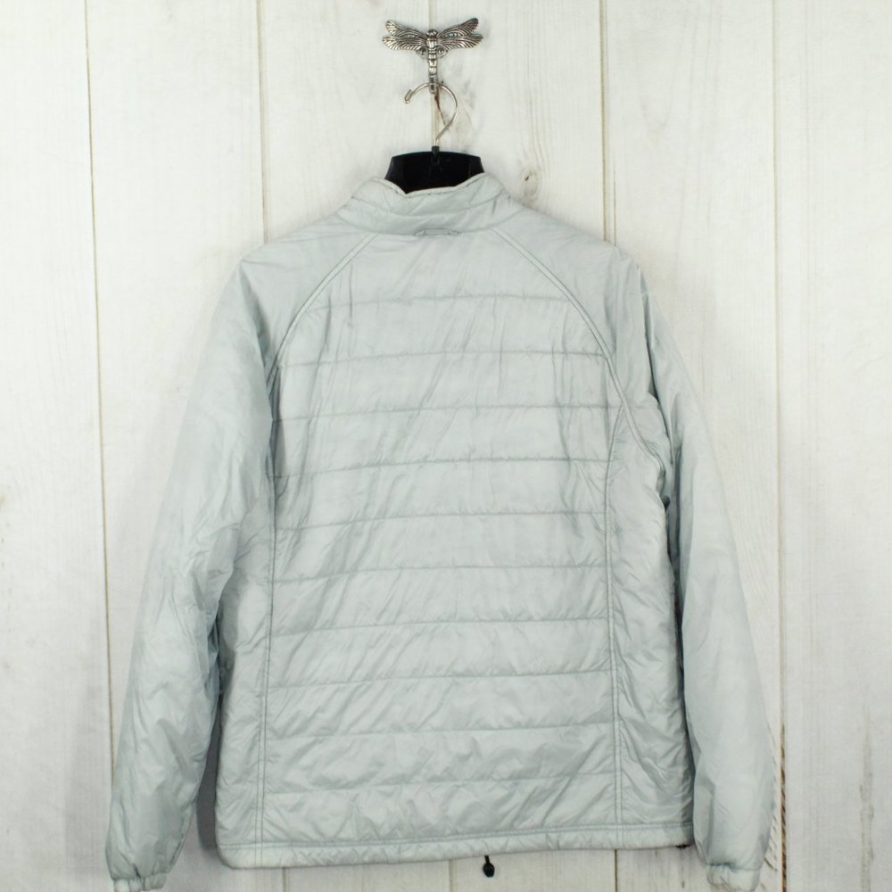 LL BEAN Gray Weather Challenge Full-Zip Primaloft Insulated Jacket Size M R - Picture 8 of 11